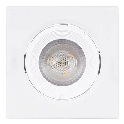 Spot Led Quadrado Direcionável Bivolt 3 Watts E 3000k - 9977 - Gaya