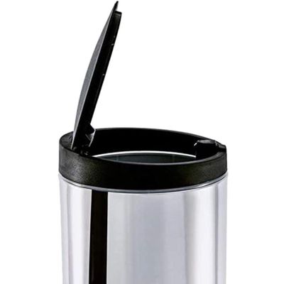 Lixeira Press De Inox Com Tampa Pp 4 Litros Preto - 3050-252 - Brinox