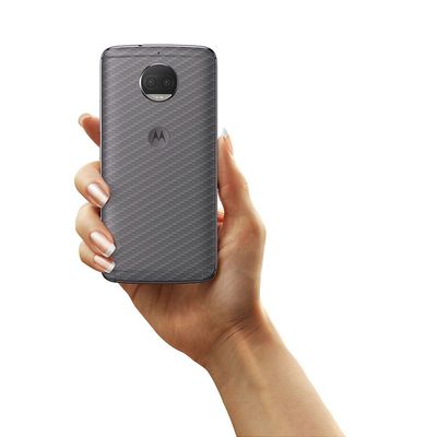 Película Traseira de Fibra de Carbono Transparente para Motorola Moto G5S Plus - Gorila Shield