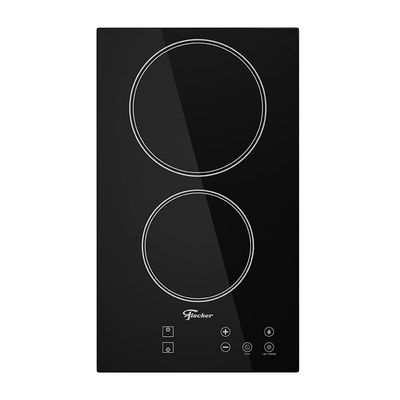 Cooktop Elétrico 2 Bocas Fischer com Touch Screen Vitrocerâmica 30004 Preto / 220V