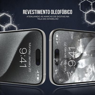 Película para iPhone 16 Plus - Ultra Glass - Preta - Gshield