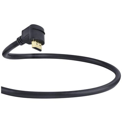 Cabo Hdmi 2.0 4k Ultra Hd 3d Conexao Ethernet Com 01 Conector 90o 2 Metros - H2090-2