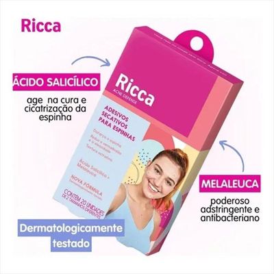 Ricca Adesivos Secativos Para Acne
