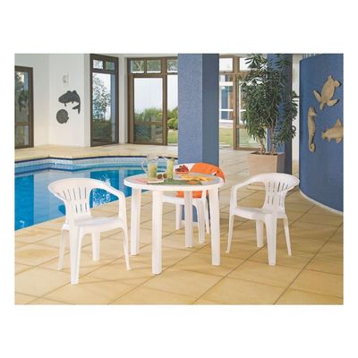 Mesa Tramontina Cassino em Polipropileno Branco