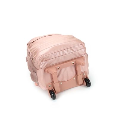 Mochila Up4you Juvenil De Rodinha Rosé - Luxcel