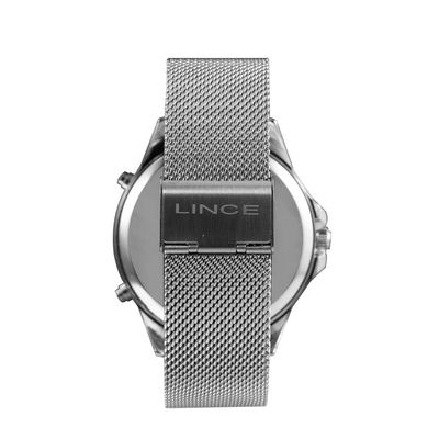 Relógio Lince Masculino Ref:Mam4722l D1sx Anadigi Prateado