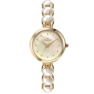 Relógio Technos Feminino Ref: 2035nej/1x Bracelete Dourado