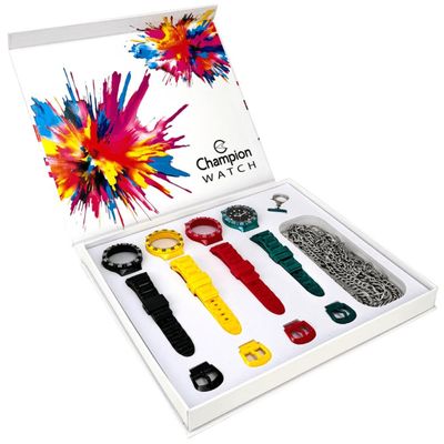 Relógio Champion Watch Ref: Cp31001d Troca Pulseiras