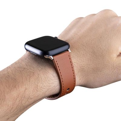 Pulseira de Couro para Apple Watch 38 / 40 / 41MM - Marrom - Gshield