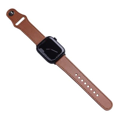 Pulseira de Couro para Apple Watch 38 / 40 / 41MM - Marrom - Gshield