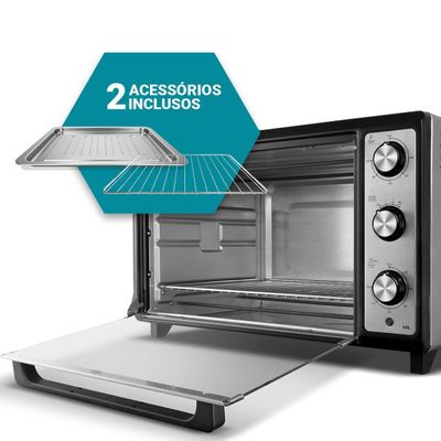 Forno Elétrico 65L Philco Dupla Resistência PFE65 220V