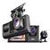 Câmera Monitor Veicular Dupla Frontal e Interna Para Uber Full Hd 1080p