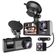 Câmera Monitor Veicular Dupla Frontal e Interna Para Uber Full Hd 1080p
