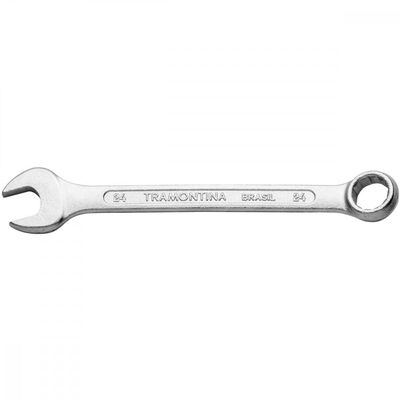 Chave Combinada 24 mm Tramontina Basic com Corpo em Aço Especial Cromado