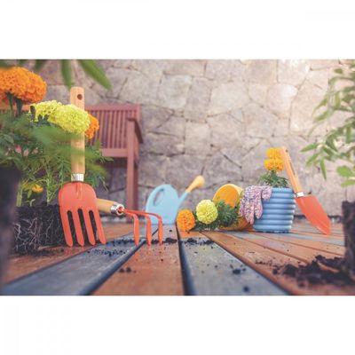 Pazinha Larga Metalica para Jardinagem Tramontina com Cabo de Madeira