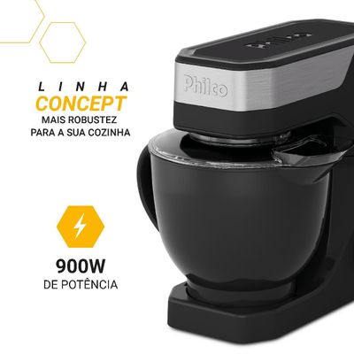 Batedeira Planetária Philco Concept 5L 900W Turbo PBP90A 220V