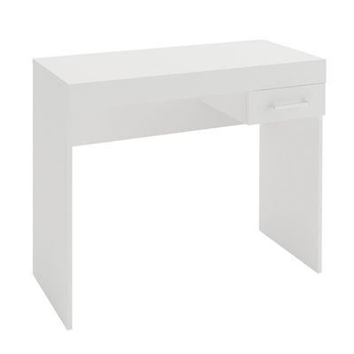Escrivaninha P/ Cooler Branco Com 1 Gaveta Artely