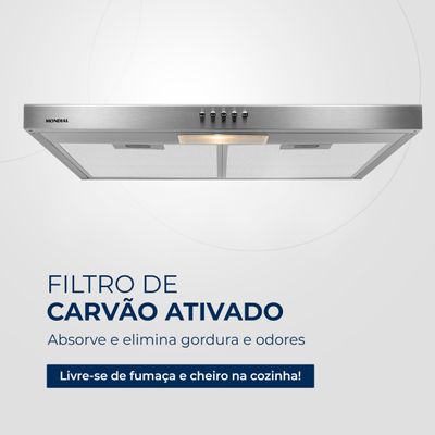 Depurador de Ar 60cm Mondial Inox 165W DP60-01 110