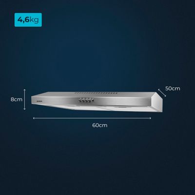 Depurador de Ar 60cm Mondial Inox 165W DP60-01 110