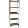Estante Multiuso 5 Prateleiras Escritório Estilo Industrial Form C01 187x60 cm Nogal - Lyam Decor