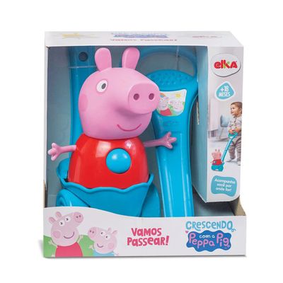 Brinquedo Infantil Vamos Passear Boneca Peppa - Elka 1269