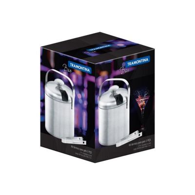 Kit Termico para Gelo Cosmos Tramontina em Aço Inox 2 Peças