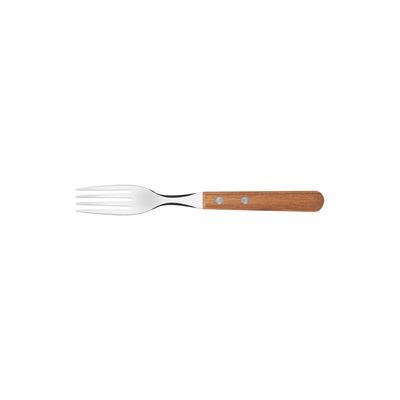Conjunto de Garfos de Mesa Tramontina Dynamic com Laminas em Aço Inox e Cabos de Madeira Natural 3 Peças