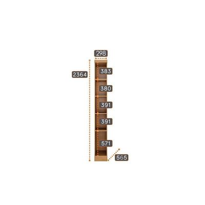 Modulado De Quarto Armário Cantoneira Rizon-linea C- 4 Prateleiras Neve - Novo Horizonte
