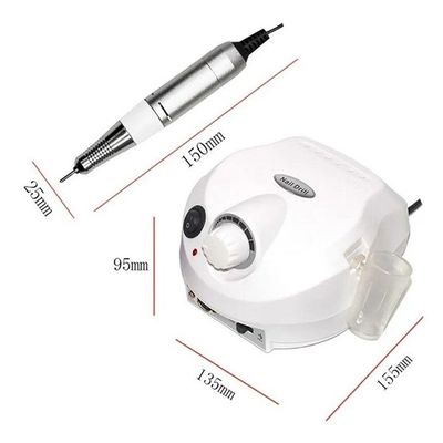 Motor Lixadeira Manicure Pedicure Ferramenta Lixa Eletrica Branco