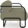 Poltrona Decorativa Pés Industrial Moscou K01 Bouclê Verde - Lyam Decor