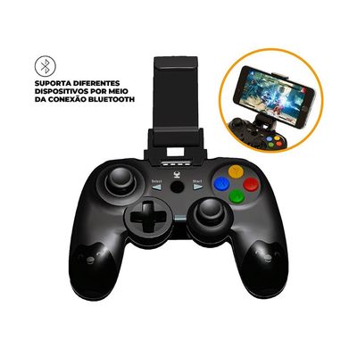 Controle Gamepad Joystick Bluetooth compatível com IOS / ANDROID / PC / PS3 / PS4 / SWITCH - Verde