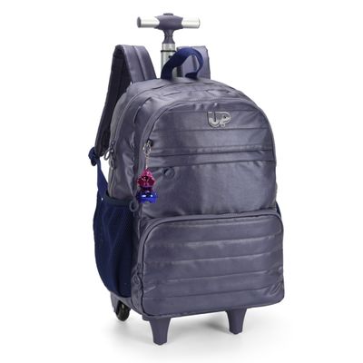 Mochila Up4you Juvenil De Rodinha Roxo - Luxcel