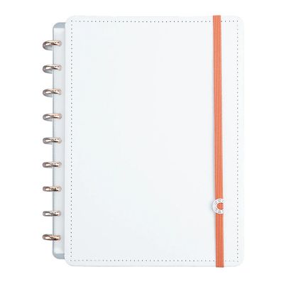 CADERNO MEDIO ALL WHITE CADERNO INTELIGENTE