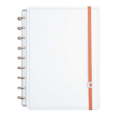 CADERNO MEDIO ALL WHITE CADERNO INTELIGENTE
