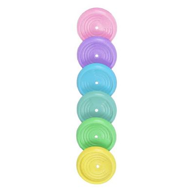 DISCOS E ELASTICO M 23MM COLORIDO CADERNO INTELIGENTE