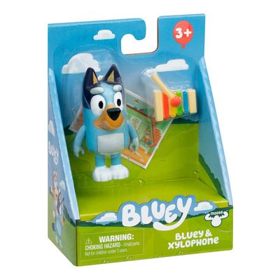 Boneco Colecionável 6cm Bluey - Bluey e Xilofone