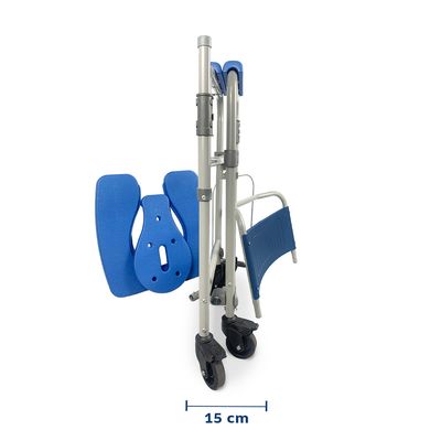 Cadeira de Banho Dobrável e Desmontável até 150 Kg D45 Dellamed Azul