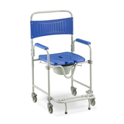 Cadeira de Banho Dobrável e Desmontável até 150 Kg D45 Dellamed Azul