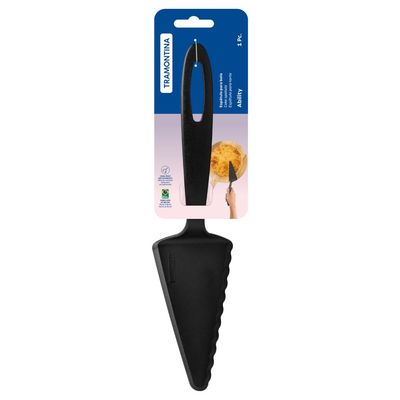 Kit 10 Espatulas para Bolo Tramontina Ability em Nylon Preto