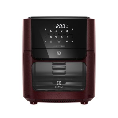 Air Fryer Oven Electrolux por Rita Lobo 12L Digital Vermelha Escura Experience 1700W (EAF86) 220V