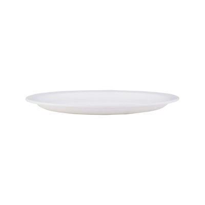 Prato Elegance Raso Redondo 25cm Branco em Polipropileno