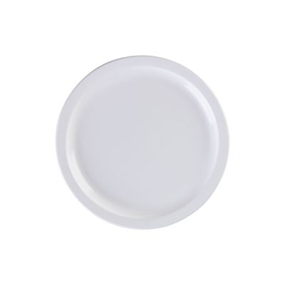 Prato Elegance Raso Redondo 25cm Branco em Polipropileno