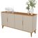 Aparador Buffet Para Sala De Jantar 4 Portas 160cm Dante L05 Jequitibá Off White Fosco - Lyam Decor