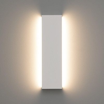 Arandela Stella Reflex Led 42cm Ip65 12w Bivolt Branco - 3000k - Luz Amarela