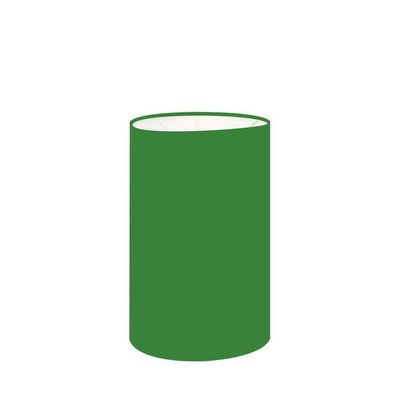 Cúpula Abajur E Luminária Cilíndrica Vivare Cp-7002 ø13x30cm - Bocal Nacional Verde-folha