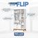 Jogo De Quarto Infantil Flip Guarda Roupa 3 Portas E Berço Americano Branco Fosco - Reller Móveis Branco Fosco