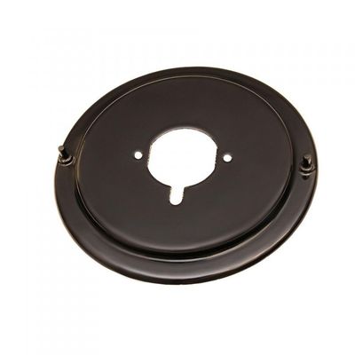 Flange Esmaltada Média Com Pino Anti-rotação Para Cooktop Preto