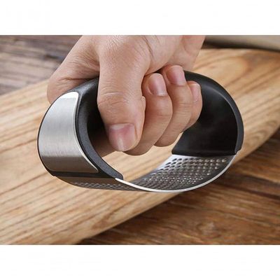 Triturador Amassador Alho Aço Manual Com Pressão