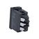 Tomada 2p+t 10a 250v B. Automatico 1m Preta 615038pt