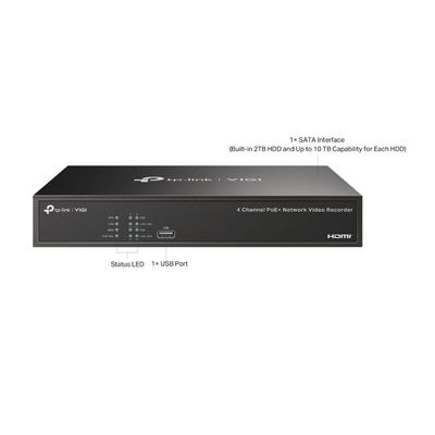 Nvr Gravador De Video Em Rede Poe+ De 4 Canais Tp-link - 1004h-4p - Tpn0400
